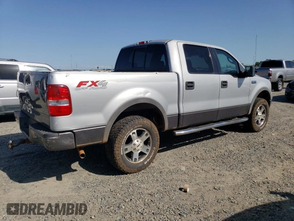 2005 Ford F-150 XLT with VIN 1FTPW14545KC62933, listed as a Copart auction lot 52158555 with 178,756 mi miles and Clean Title. Bid and sale history available at carsss.com. Image 3.