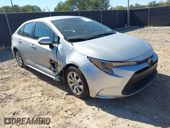 2024 Toyota Corolla LE с VIN 5YFB4MDE1RP116613, выставлен на аукционе IAAI как лот 40669055 с пробегом 7 237 миль миль и . История ставок и продаж доступна на DreamBid. Изображение 1.