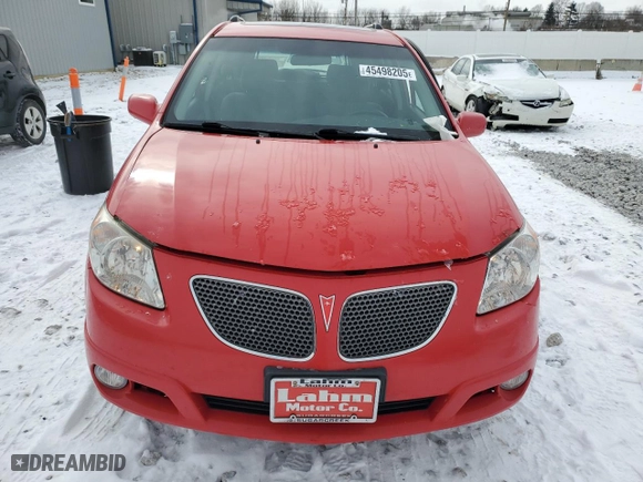2005 Pontiac Vibe with VIN 5Y2SM63895Z437287, listed as a Copart auction lot 45498205 with 149,532 mi miles and Salvage Title. Bid and sale history available at carsss.com. Image 5.