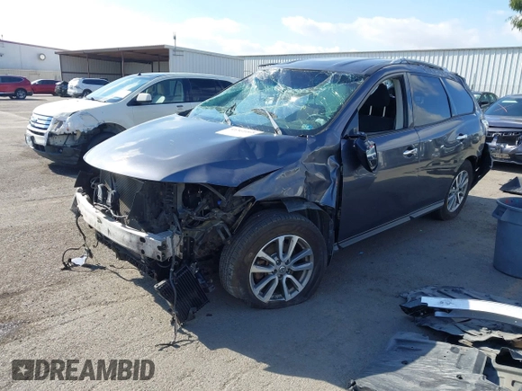 2014 Nissan Pathfinder SV z VIN 5N1AR2MM9EC734849, wystawiony jako IAAI lot #41361068 z przebiegiem 139 903 mil mil oraz . Historia ofert i sprzedaży dostępna na DreamBid. Obrazek 2.