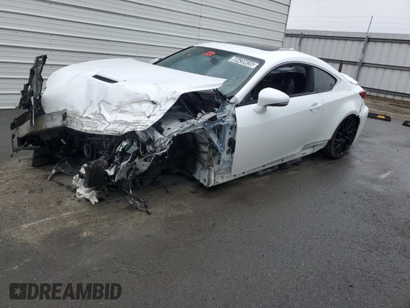 2017 Lexus RC F F z VIN JTHHP5BC4H5005850, wystawiony jako Copart lot #88439935 z przebiegiem Nie podano mil oraz Szkody całkowita. Historia ofert i sprzedaży dostępna na DreamBid. Obrazek 1.