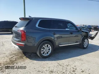 2020 Kia Telluride LX with VIN 5XYP24HCXLG090741, listed as a Copart auction lot 48859185 with 88,597 mi miles and Salvage Title. Bid and sale history available at carsss.com. Image 3.