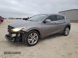 2017 Infiniti QX30 Sport with VIN SJKCH5CP7HA028201, listed as a Copart auction lot 83676994 with 75,476 mi miles and Salvage Title. Bid and sale history available at carsss.com. Image 1.