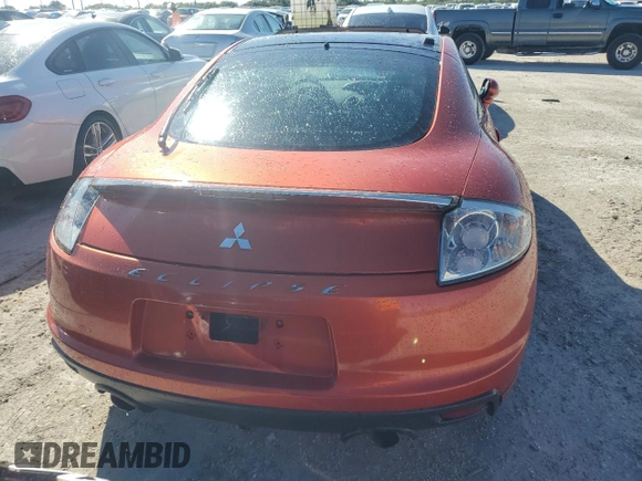 2012 Mitsubishi Eclipse GS with VIN 4A31K5DF6CE008196, listed as a Copart auction lot 80072404 with 0 mi miles and Non Repairable. Bid and sale history available at carsss.com. Image 6.