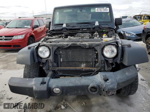 2018 Jeep Wrangler JK Unlimited Sport with VIN 1C4BJWDG1JL808941, listed as a Copart auction lot 87927545 with 239,963 mi miles and Salvage Title. Bid and sale history available at carsss.com. Image 5.