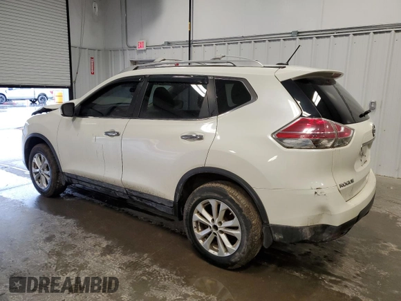2015 Nissan Rogue SV with VIN 5N1AT2MV3FC886962, listed as a Copart auction lot 48184185 with 160,894 mi miles and Salvage Title. Bid and sale history available at carsss.com. Image 2.