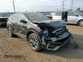 2020 Honda CR-V EX with VIN 7FART6H54LE025253, listed as a Copart auction lot 72110224 with 42,762 mi miles and Salvage Title. Bid and sale history available at DreamBid. Image 11.