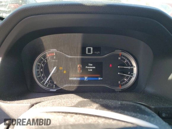 2016 Honda Pilot Elite with VIN 5FNYF6H02GB104395, listed as a Copart auction lot 46621795 with 49,260 mi miles and Salvage Title. Bid and sale history available at carsss.com. Image 9.