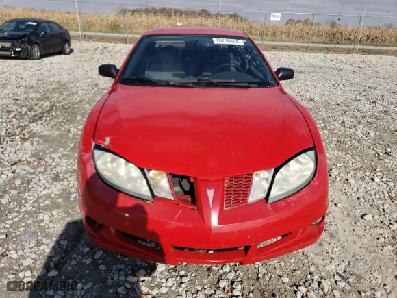 2005 Pontiac Sunfire with VIN 3G2JB12F05S171809, listed as a Copart auction lot 78750804 with 75,717 mi miles and Salvage Title. Bid and sale history available at carsss.com. Image 5.