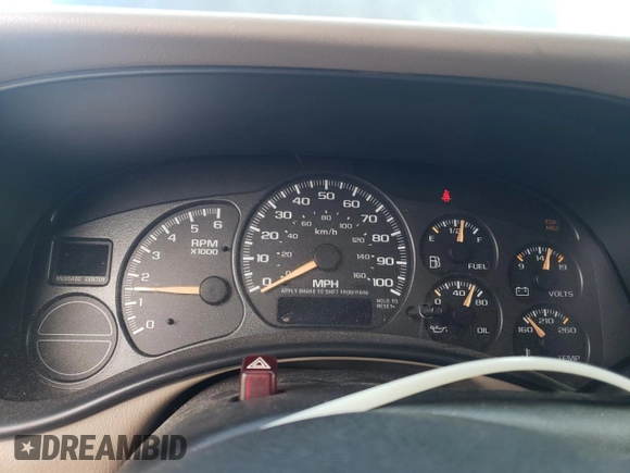 2002 Chevrolet Suburban LS with VIN 3GNEC16ZX2G307061, listed as a Copart auction lot 55502485 with Not provided miles and Non repairable. Bid and sale history available at DreamBid. Image 9.