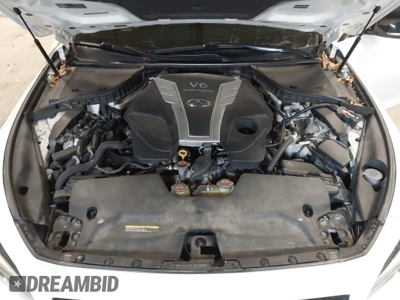 2018 Infiniti Q50 3.0t Luxe with VIN JN1EV7AR5JM436336, listed as a IAAI auction lot 41961435 with 87,671 mi miles. Bid and sale history available at carsss.com. Image 10.