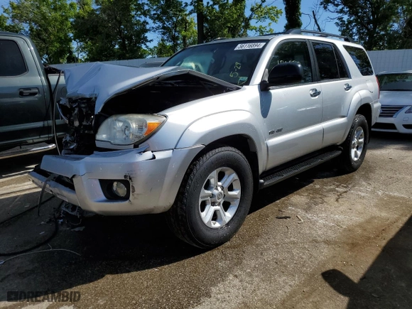 2006 Toyota 4Runner SR5 with VIN JTEBU14R760102380, listed as a Copart auction lot 56116894 with 136,270 mi miles and Salvage Title. Bid and sale history available at carsss.com. Image 1.