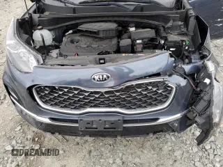 2020 Kia Sportage EX with VIN KNDPNCAC9L7766461, listed as a Copart auction lot 47603845 with 49,607 mi miles and Salvage title. Bid and sale history available at DreamBid. Image 12.