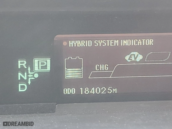 2012 Toyota Prius One with VIN JTDKN3DU2C1579144, listed as a Copart auction lot 53684115 with 184,025 mi miles and Clean Title. Bid and sale history available at carsss.com. Image 9.