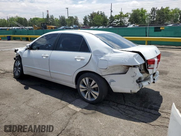 2003 Honda Accord EX z VIN 1HGCM66553A034197, wystawiony jako Copart lot #59805425 z przebiegiem 238 447 mil mil oraz Nie do naprawy • Non repairable. Historia ofert i sprzedaży dostępna na DreamBid. Obrazek 2.