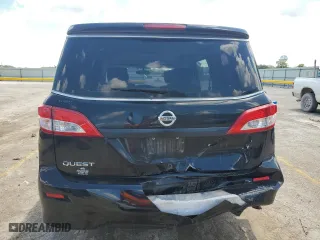2015 Nissan Quest S with VIN JN8AE2KP2F9134223, listed as a Copart auction lot 55396464 with 114,334 mi miles and Salvage Title. Bid and sale history available at carsss.com. Image 6.