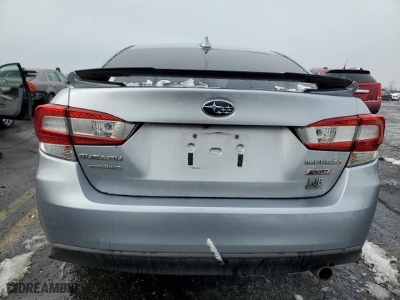 2017 Subaru Impreza Sport with VIN 4S3GKAL69H3613467, listed as a Copart auction lot 43456565 with 75,503 mi miles and Salvage Title. Bid and sale history available at carsss.com. Image 6.