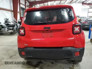 2017 Jeep Renegade Altitude with VIN ZACCJABB0HPG47597, listed as a Copart auction lot 58060505 with 239,534 mi miles and Salvage title. Bid and sale history available at DreamBid. Image 6.