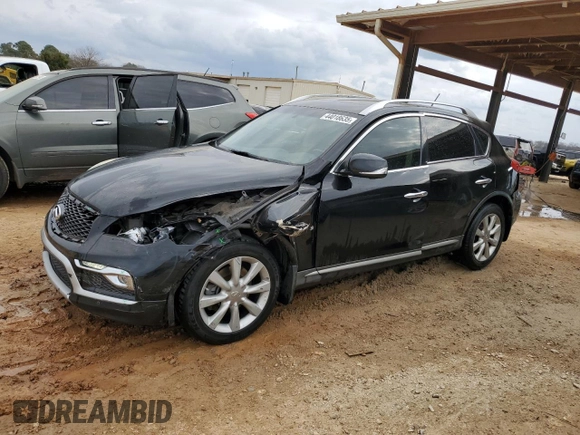 2016 Infiniti QX50 with VIN JN1BJ0RP2GM231557, listed as a Copart auction lot 44018635 with 177,983 mi miles and Salvage Title. Bid and sale history available at carsss.com. Image 1.