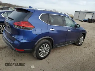 2017 Nissan Rogue SV with VIN KNMAT2MV5HP584962, listed as a Copart auction lot 54018135 with 161,143 mi miles and Clean Title. Bid and sale history available at carsss.com. Image 3.