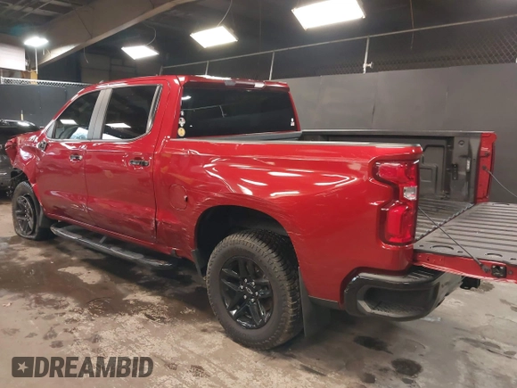 2021 Chevrolet Silverado 1500 Custom Trail Boss with VIN 1GCPYCEF1MZ386922, listed as a IAAI auction lot 41858403 with 61,155 mi miles and . Bid and sale history available at DreamBid. Image 3.