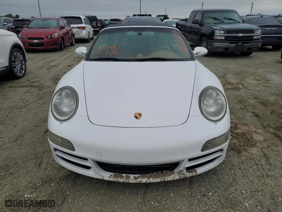 2007 Porsche 911 Carrera S with VIN WP0CB29917S777287, listed as a Copart auction lot 74128134 with 0 mi miles and Non Repairable. Bid and sale history available at carsss.com. Image 5.