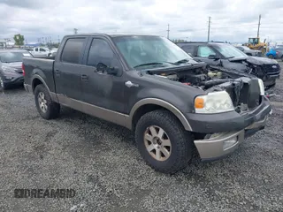 2005 Ford F-150 XLT with VIN 1FTPW12555KE71004, listed as a IAAI auction lot 42023000 with 185,051 mi miles. Bid and sale history available at carsss.com. Image 1.