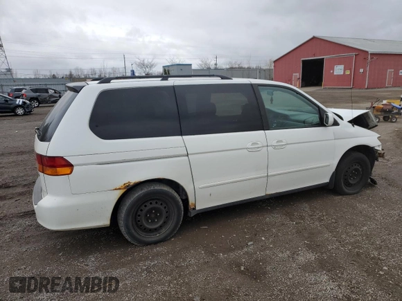 2002 Honda Odyssey EX z VIN 2HKRL18682H010276, wystawiony jako Copart lot #81397274 z przebiegiem Nie podano mil oraz Szkoda całkowita • Salvage title. Historia ofert i sprzedaży dostępna na DreamBid. Obrazek 3.
