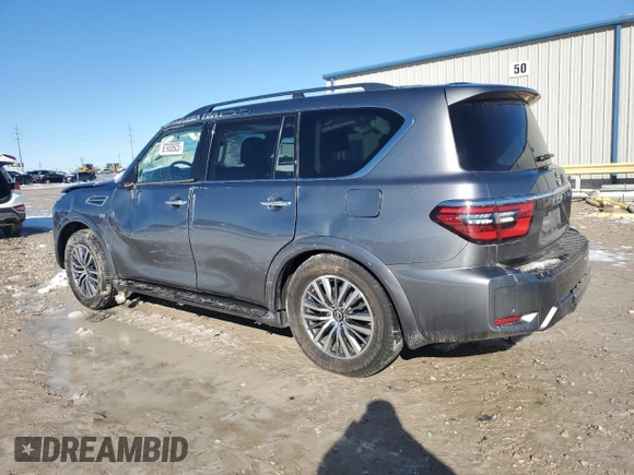 2021 Nissan Armada SL with VIN JN8AY2BA5M9372860, listed as a Copart auction lot 87930925 with 78,778 mi miles and Salvage Title. Bid and sale history available at carsss.com. Image 2.