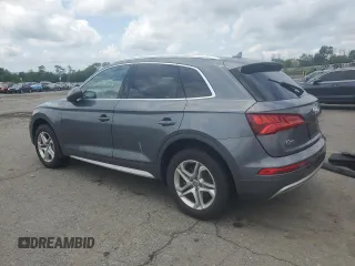 2018 Audi Q5 Premium Plus with VIN WA1BNAFYXJ2215267, listed as a Copart auction lot 60254005 with Not provided miles and Salvage title. Bid and sale history available at DreamBid. Image 2.