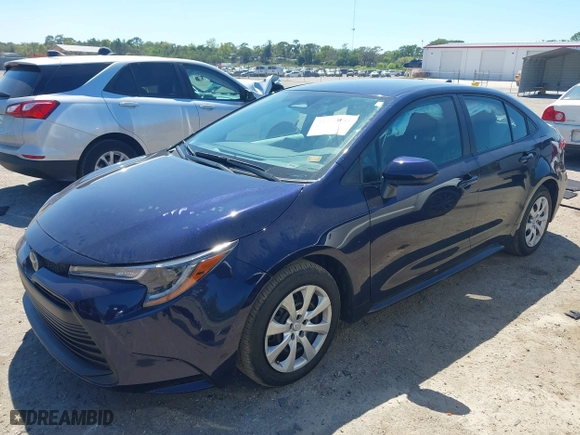2024 Toyota Corolla LE with VIN 5YFB4MDE6RP092163, listed as a IAAI auction lot 41895442 with 19,345 mi miles. Bid and sale history available at carsss.com. Image 2.