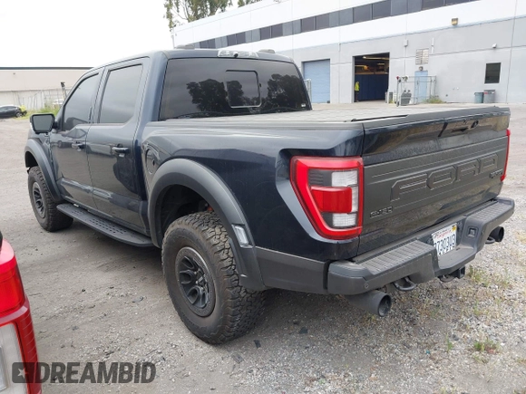 2023 Ford F-150 Raptor with VIN 1FTFW1RG1PFA87381, listed as a IAAI auction lot 41710758 with 19,626 mi miles and . Bid and sale history available at DreamBid. Image 3.