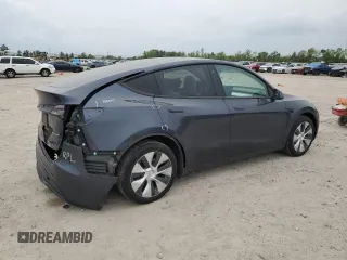 2022 Tesla Model Y Long Range with VIN 7SAYGDEE1NF315198, listed as a Copart auction lot 50399005 with 33,357 mi miles and Salvage Title. Bid and sale history available at DreamBid. Image 3.