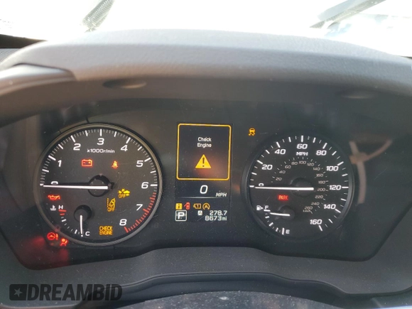 2024 Subaru Impreza with VIN JF1GUABC7R8336068, listed as a Copart auction lot 84939684 with 8,673 mi miles and Salvage Title. Bid and sale history available at DreamBid. Image 9.