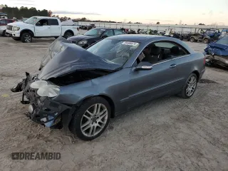2009 Mercedes-Benz CLK-Class 3.5L with VIN WDBTJ56H39F260812, listed as a Copart auction lot 84488674 with 125,571 mi miles and Salvage Title. Bid and sale history available at carsss.com. Image 1.