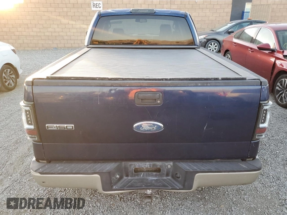 2007 Ford F-150 XLT with VIN 1FTPX12587FA77795, listed as a Copart auction lot 81786534 with 191,340 mi miles and Salvage Title. Bid and sale history available at carsss.com. Image 6.
