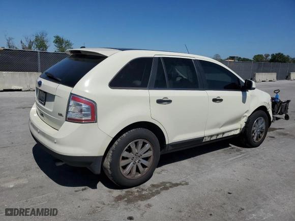 2008 Ford Edge SEL with VIN 2FMDK38C28BA13012, listed as a Copart auction lot 48972945 with 206,744 mi miles and Salvage Title. Bid and sale history available at carsss.com. Image 3.