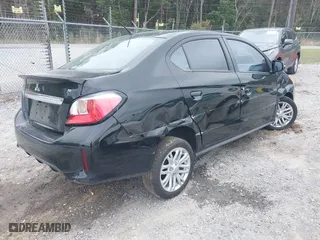 2024 Mitsubishi Mirage G4 SE with VIN ML32FVFJ6RHF07395, listed as a IAAI auction lot 41802623 with 6,188 mi miles. Bid and sale history available at carsss.com. Image 4.