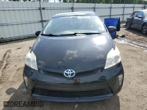 2012 Toyota Prius One with VIN JTDKN3DU7C5474043, listed as a Copart auction lot 62033154 with 136,708 mi miles and Salvage Title. Bid and sale history available at carsss.com. Image 5.