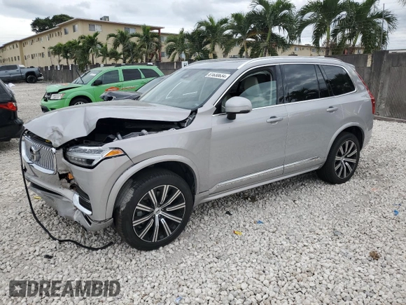 2024 Volvo XC90 Core Bright Theme with VIN YV4L12PK4R1202521, listed as a Copart auction lot 81630634 with 11,067 mi miles and Salvage Title. Bid and sale history available at carsss.com. Image 1.