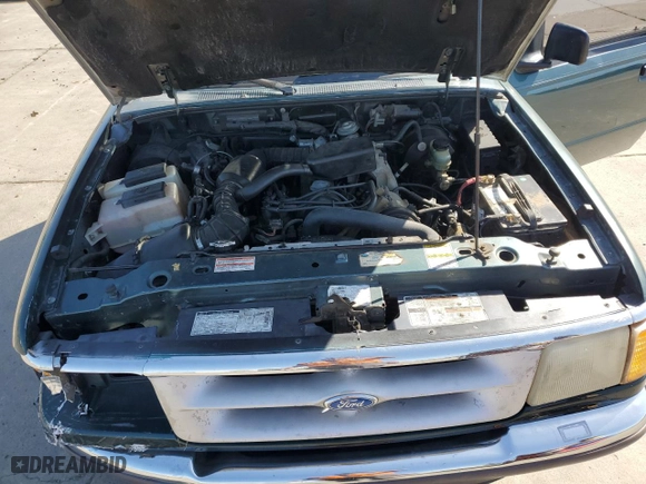 1996 Ford Ranger XL with VIN 1FTCR10A4TPB46270, listed as a Copart auction lot 52410075 with 184,624 mi miles and Salvage Title. Bid and sale history available at carsss.com. Image 12.