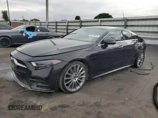 2019 Mercedes-Benz CLS with VIN WDD2J5JB4KA028017, listed as a Copart auction lot 42418875 with 56,030 mi miles and Salvage Title. Bid and sale history available at carsss.com. Image 1.