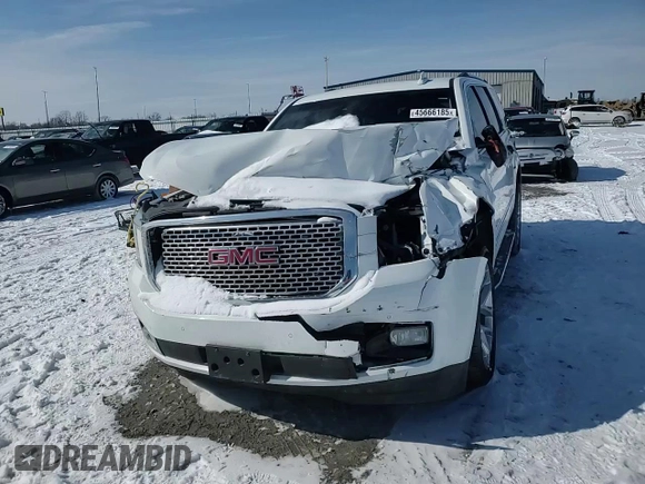 2017 GMC Yukon Denali with VIN 1GKS2CKJXHR168346, listed as a Copart auction lot 45666185 with 165,293 mi miles and Salvage Title. Bid and sale history available at carsss.com. Image 11.