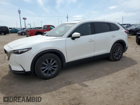 2021 Mazda CX-9 Touring with VIN JM3TCBCY4M0524573, listed as a Copart auction lot 60961165 with 58,408 mi miles and Salvage title. Bid and sale history available at DreamBid. Image 1.