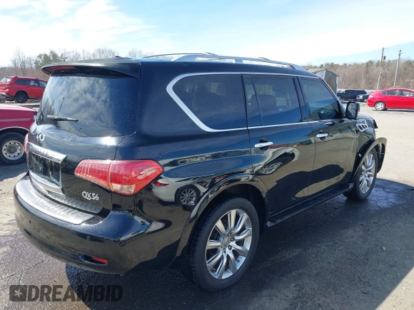 2011 Infiniti QX56 8-passenger с VIN JN8AZ2NC2B9303163, выставлен на аукционе IAAI как лот 41764273 с пробегом 198 297 миль миль и . История ставок и продаж доступна на DreamBid. Изображение 4.