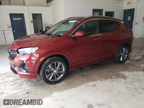 2022 Buick Encore GX Essence with VIN KL4MMGSL6NB033404, listed as a Copart auction lot 60215505 with 30,038 mi miles and Salvage title. Bid and sale history available at DreamBid. Image 1.
