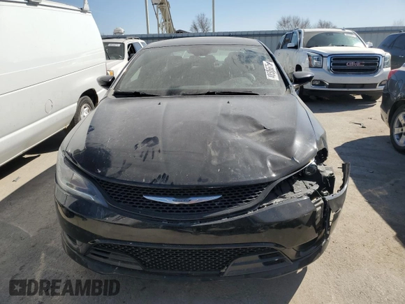 2016 Chrysler 200 S with VIN 1C3CCCBG8GN184010, listed as a Copart auction lot 48506675 with 97,408 mi miles and Salvage Title. Bid and sale history available at carsss.com. Image 5.