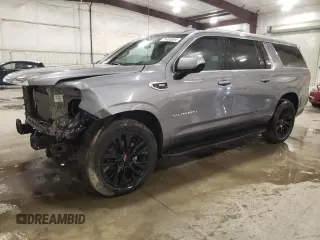 2022 GMC Yukon XL SLE with VIN 1GKS2FKD1NR145478, listed as a Copart auction lot 75495854 with 52,263 mi miles and Salvage Title. Bid and sale history available at DreamBid. Image 1.