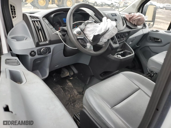 2019 Ford Transit Van with VIN 1FTYR2XM6KKA82420, listed as a Copart auction lot 52708425 with 92,512 mi miles and Salvage Title. Bid and sale history available at carsss.com. Image 8.