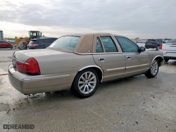 2002 Mercury Grand Marquis GS with VIN 2MEFM74W72X654079, listed as a Copart auction lot 51308565 with 149,236 mi miles and Salvage Title. Bid and sale history available at carsss.com. Image 3.